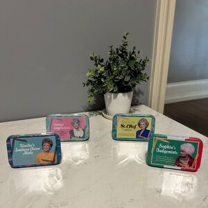 NIB Golden Girls Themed Mint Tins Set 

All 4 tins included